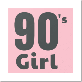 Nostalgic 90's Girl Graphic Design | Growing up in the 90s. Posters and Art